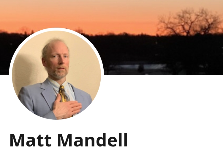 My Linkedin platform picture and rising sun in Como Park Golf Course